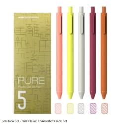 Kaco Gel Pure Classic II 5 Assorted Colors Set