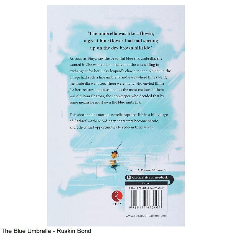 The Blue Umbrella by Ruskin Bond
