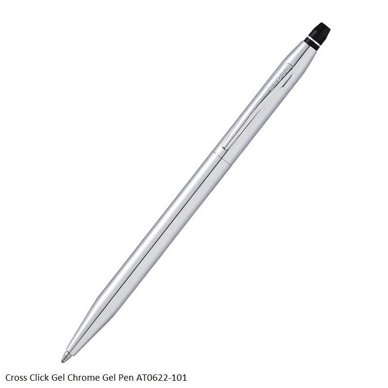 Cross Click Gel Chrome Gel Pen AT0622-101 Cross Click Gel Chrome Gel Pen AT0622-101