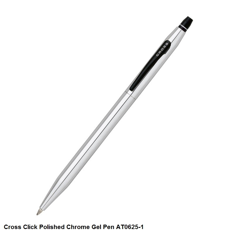 Cross Click Gel Polished Chrome Gel Pen AT0625-1