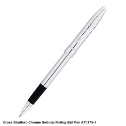 Cross Stratford Chrome Rollerball Pen AT0175-1