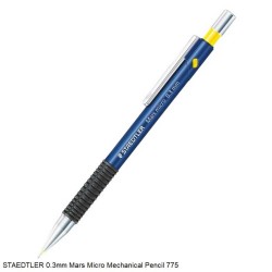 Staedtler 0.3mm Mars Micro Mechanical Pencil 775 with 250 0.3mm 1 Lead Pack