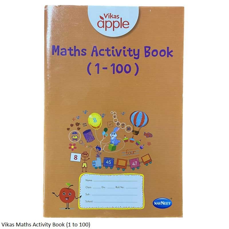 Vikas Apple Maths Activity Book (1-100)