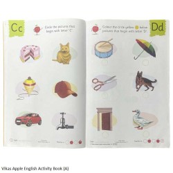 Vikas Apple English Activity Book (A)