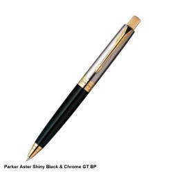 Parker Aster Shiny Black GT Ballpoint Pen
