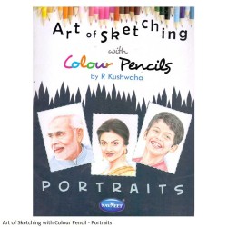 Navneet Art of Sketching with Colour Pencils - Portraits