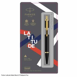 Parker Latitude Matte Black GT Ballpoint Pen