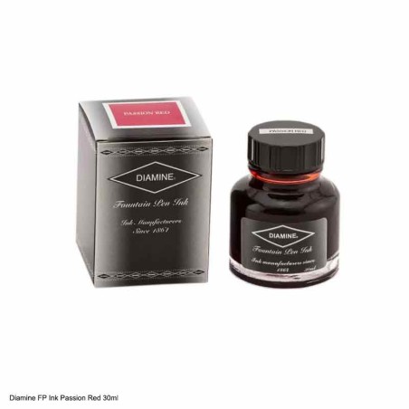 Diamine Fountain Pen Ink Color - Passion Red 30ml
