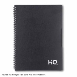 Navneet HQ 1 Subject Flexi Spiral Wiro Notebook 160pages