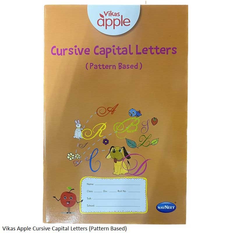 Vikas Apple Cursive Capital & Small Letters