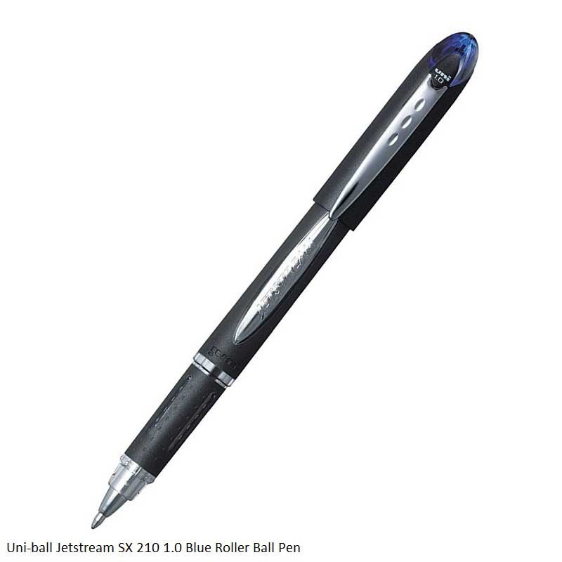 Uni-ball Jetstream SX-210 Roller Ball Pen Ink Color Black, Blue & Red