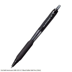 Uni-ball Jetstream SXN-101-07 Roller Ball Pen Ink Color Black, Blue and Red