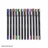 Pentonic Multicolor Gel Pen With Hard Box Case 12 Pcs Set