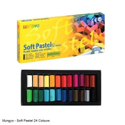 Mungyo Soft Pastels for Artists 24 Colors for Artists