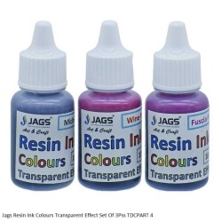 Jags Resin Ink Colours Transparent Effect Set Of 3Pcs TDCPART-4
