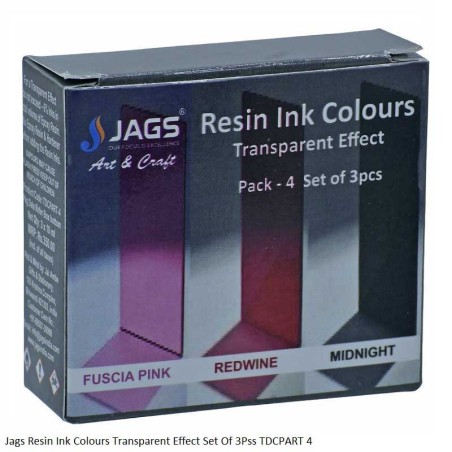 Jags Resin Ink Colours Transpent Fffect