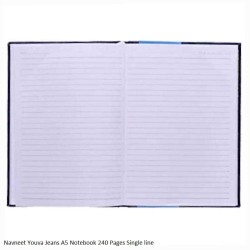 Navneet Youva Jeans A5 Notebook 240 Pages Single line