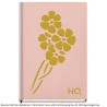 Navneet HQ Flora NoteBook 4 Different Color Fabric Cover with Foil Stamping Size A5 (14.8x21cm) 192Pages Single Line