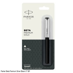 Parker Beta Premium Ballpoint Pen with Gold/Silver Finish Cap