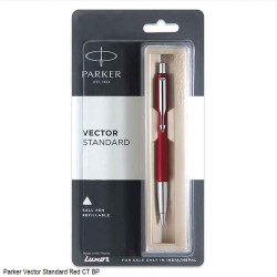 Parker Vector Standard Ballpoint Pen with Chrome Trims