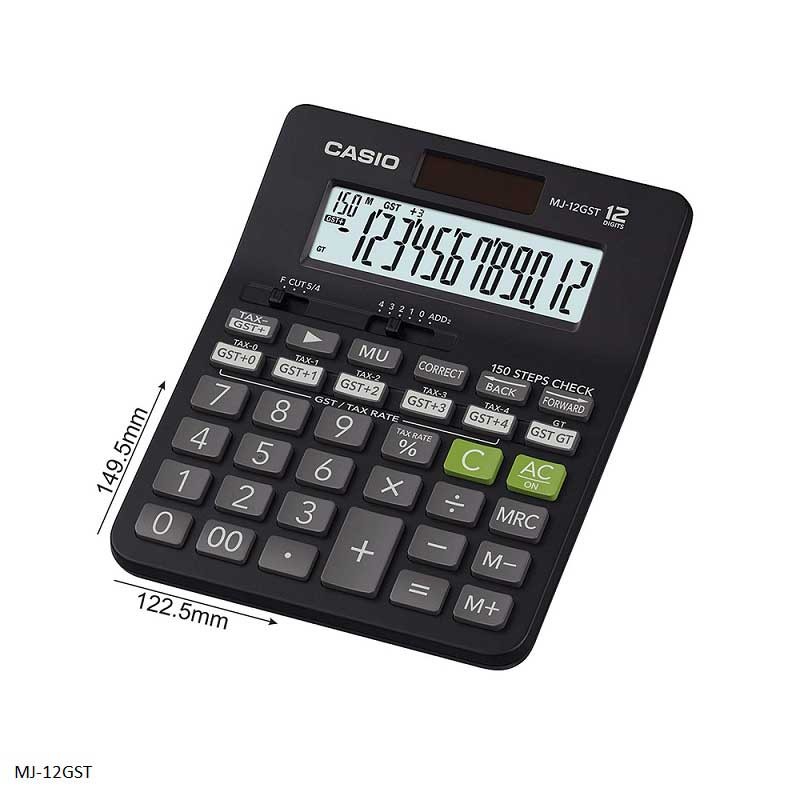 Casio calculator mj 12d sales
