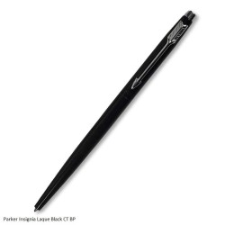Parker Insignia Laque Black with Chrome Trim Ballpoint Pen