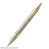 Parker Odyssey Brushed Metal Gold Trim Ballpoint Pen