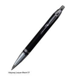 Parker Odyssey Laque Black Chrome Trim Ballpoint Pen