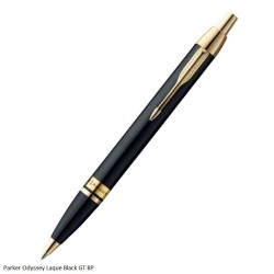 Parker Odyssey Laque Black Gold Trim Ballpoint Pen