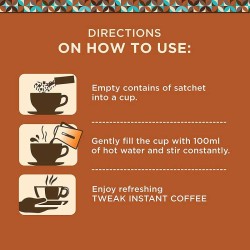 Tweak Instant Tea & Coffee Premix 10 Sachets of Ready to Serve