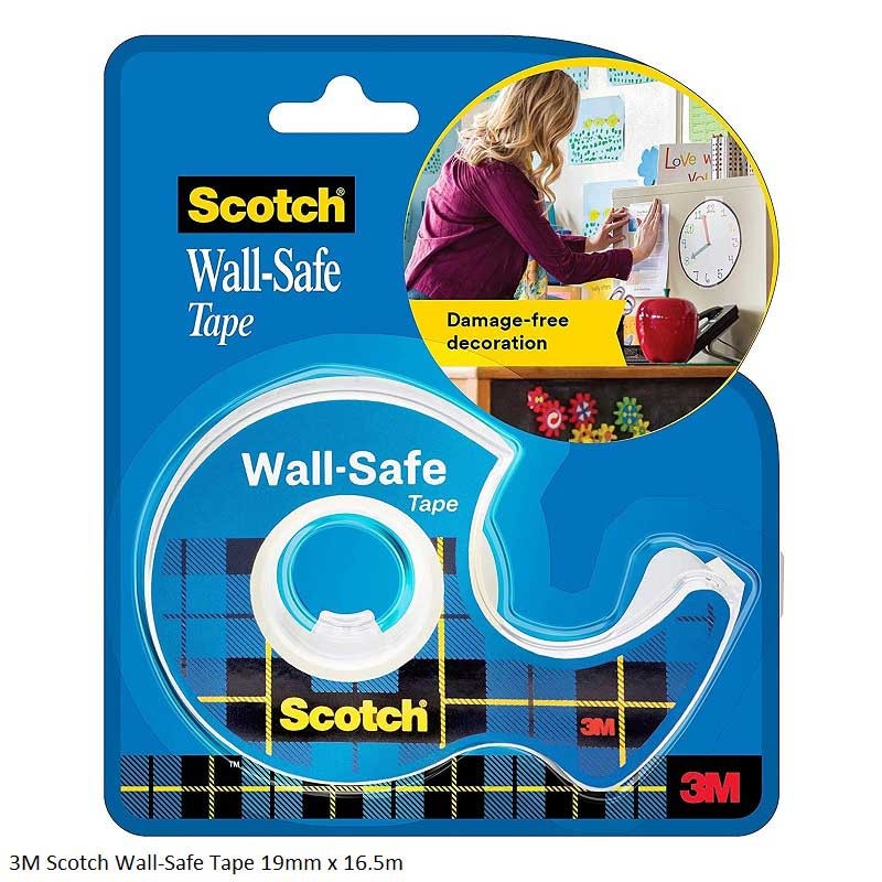 3M Scotch Wall-Safe Tape 19mm x 16.5m