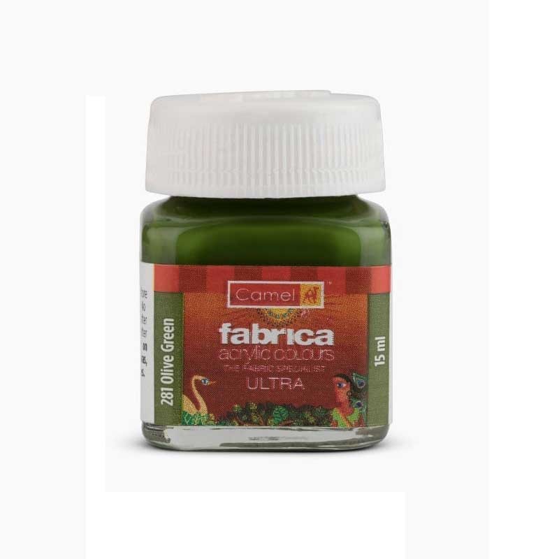 281 olive green camel fabrica acrylic colors 15ml