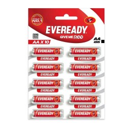 Eveready AA 1015 1.5v Alkaline Batteries Pack of 10Pcs