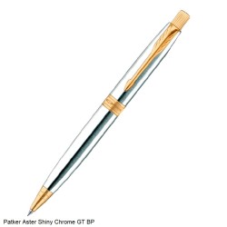 Parker Aster Shiny Chrome GT Ballpoint Pen