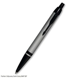 Parker Odyssey Dark Grey Black Metal Trim Ballpoint Pen