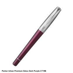 Parker Urban Premium Deluxe Dark Purple Chrome Trim Rollerball Pen
