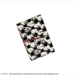 PF-9775 - A6 Hand Made Craft Note Book Assorted Cloth Binding Cover