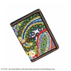 PF-9776 - B6 Hand Made Craft Note Book Assorted Cloth Binding Cover