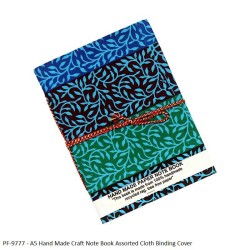 PF-9777 - A5 Hand Made Craft Note Book Assorted Cloth Binding Cover