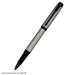 Parker Ambient Dark Grey Black Metal Trim Rollerball Pen