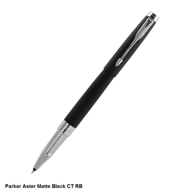 Parker Aster Matte Black CT Rollerball Pen