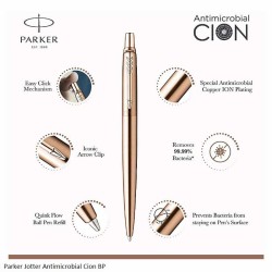 Parker Jotter Anitmicrobial Ballpoint Pen - Removes 99.99% bacteria