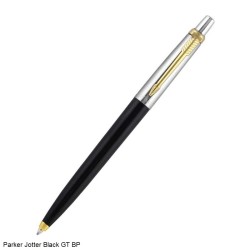 Parker Jotter Black Golden Trim Ballpoint Pen