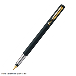 Parker Vector Matte Black GT Fountain Pen