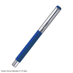 Parker Vector Metallix CT Fountain Pen Blue
