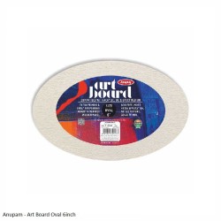 Art Board Oval shape in 6, 8, 10 and 12inch by Anupam