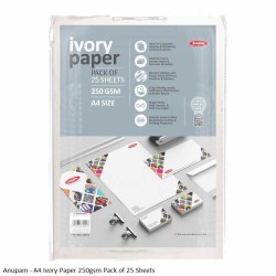 Ivory Paper 250gsm 25Sheets...