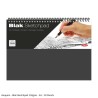 Blak Sketchpad Wiro 130gsm 50Sheets Pack in A3 by Anupam