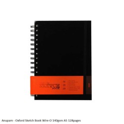 Oxford Sketch Book Wire-O 140gsm A5 128pages by Anupam