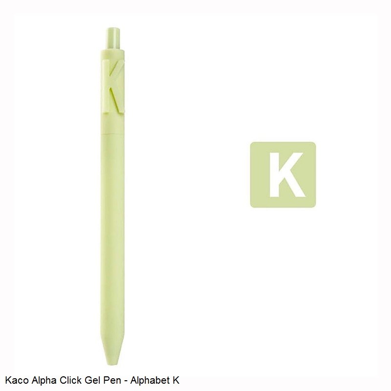 Kaco Alpha Click Gel Pen 0.5mm Ink Black